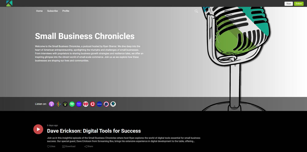 Article illustration for  Guest Podcast - The Small Business Chronicles