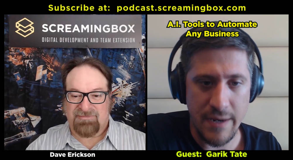 Article illustration for Technology & Business Rundown Podcast - Interview series # 4 -AI Tools to Automate Any Business